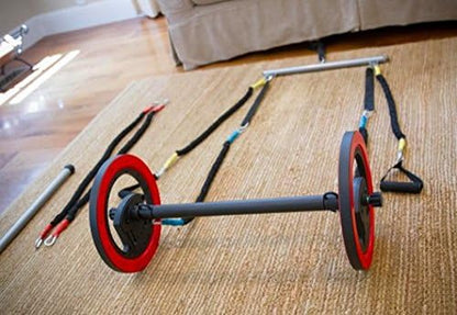 Pilates Wheel – Portable Machine Pilates – Designed by Master Pilates Instructors – Includes, Resistance Bands, and Anchor System – for All Fitness Levels - plus Free Online Classes